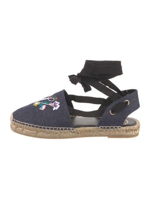 Roger Vivier Denim Espadrilles