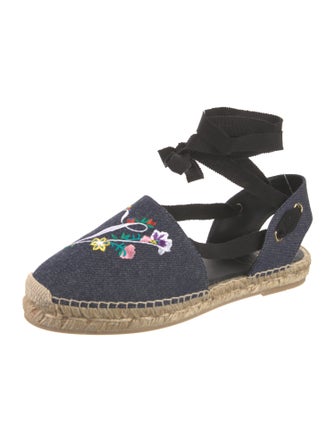 Roger Vivier Denim Espadrilles