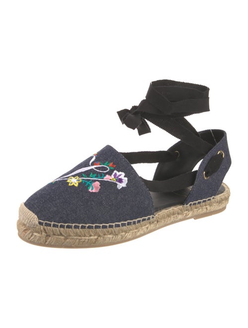 Roger Vivier Denim Espadrilles