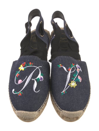 Roger Vivier Denim Espadrilles