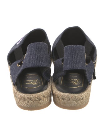 Roger Vivier Denim Espadrilles