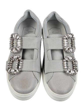 Roger Vivier Crystal Embellishments Sneakers