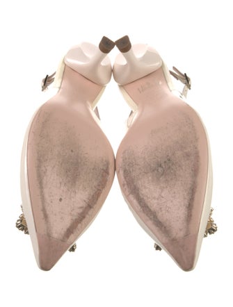 Roger Vivier Patent Leather Slingback Pumps