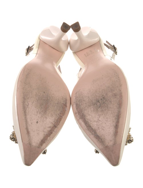 Roger Vivier Patent Leather Slingback Pumps