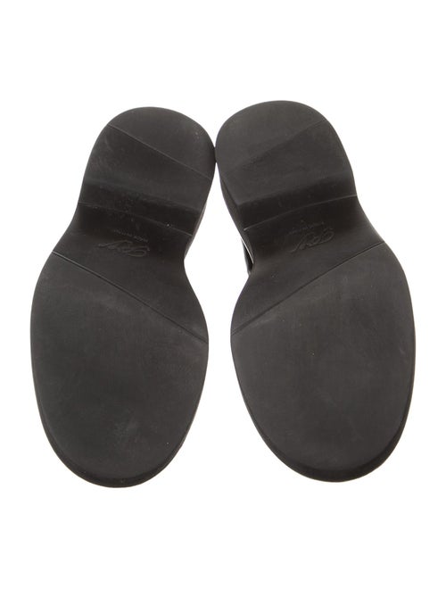 Roger Vivier Patent Leather Crystal Embellishments Loafers