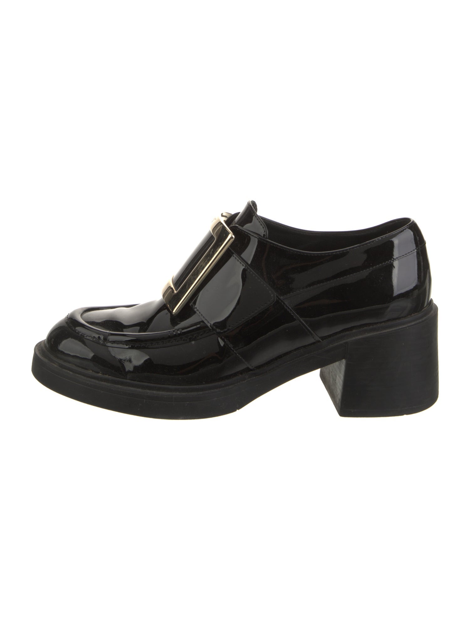 Roger Vivier Patent Leather Oxfords