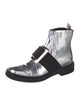 Roger Vivier Patent Leather Crystal Embellishments Boots