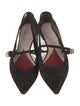 Roger Vivier Suede Mary Jane Flats