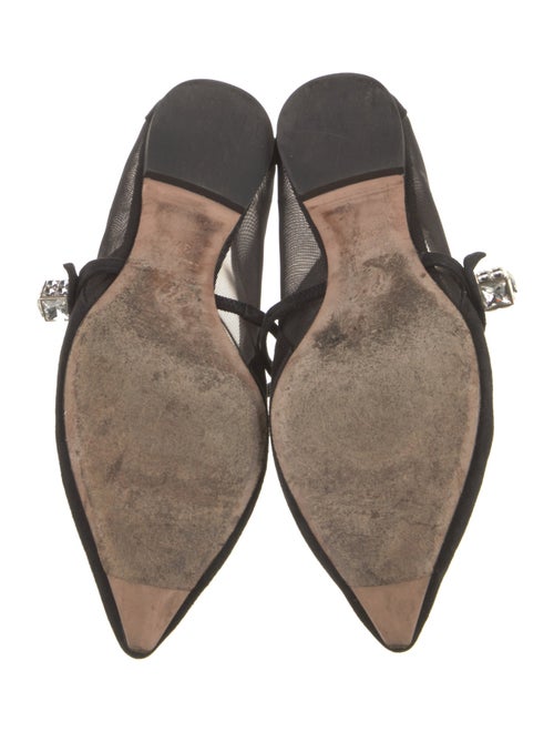 Roger Vivier Suede Mary Jane Flats