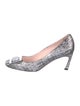 Roger Vivier Tweed Printed Pumps