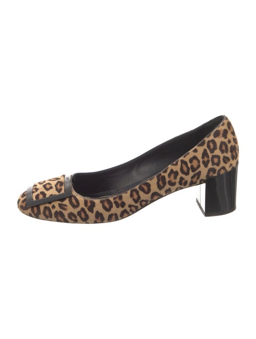 Roger Vivier Ponyhair Animal Print Pumps