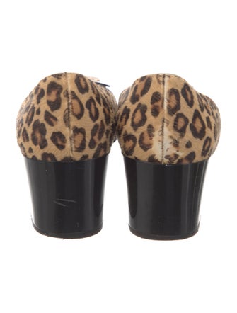 Roger Vivier Ponyhair Animal Print Pumps