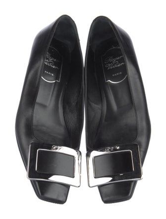Roger Vivier Leather Flats