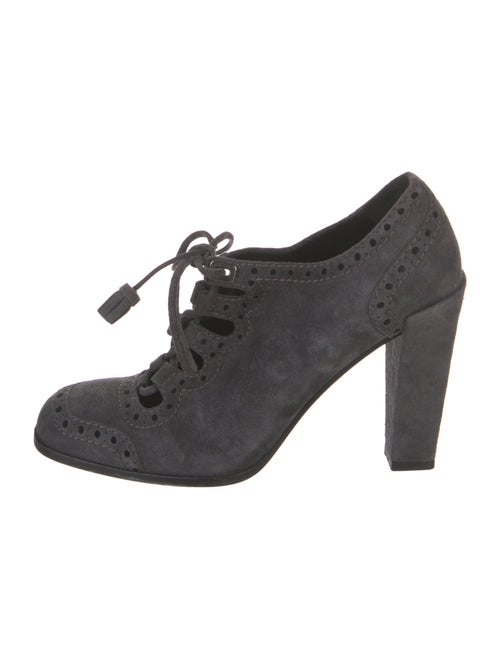 Roger Vivier Suede Tassel Accents Pumps