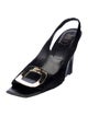 Roger Vivier Patent Leather Slingback Sandals