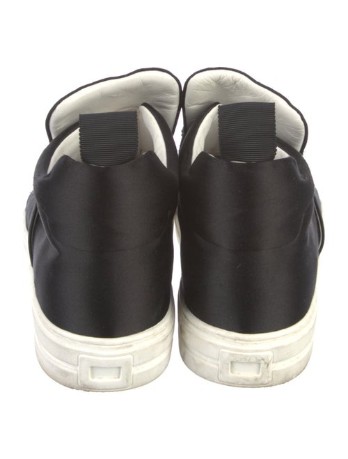 Roger Vivier Satin Crystal Embellishments Sneakers