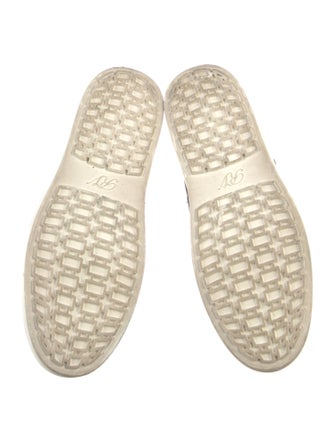 Roger Vivier Satin Crystal Embellishments Sneakers