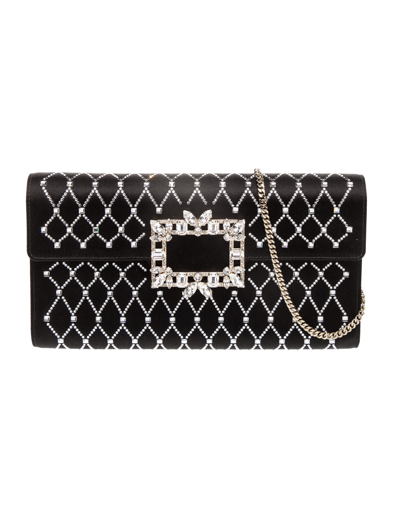 Roger Vivier Satin Shoulder Bag