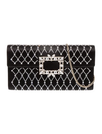 Roger Vivier Satin Shoulder Bag