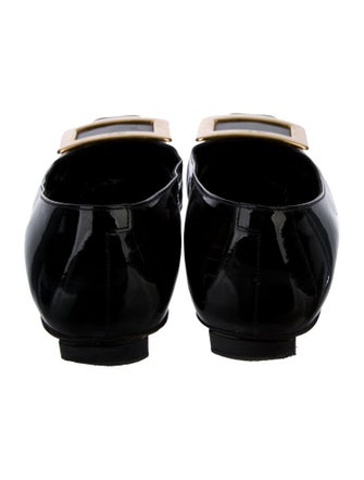 Roger Vivier Patent Leather Ballet Flats