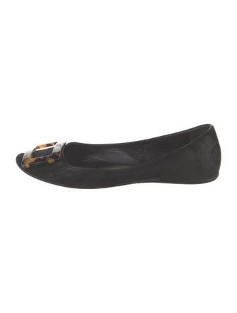 Roger Vivier Suede Ballet Flats