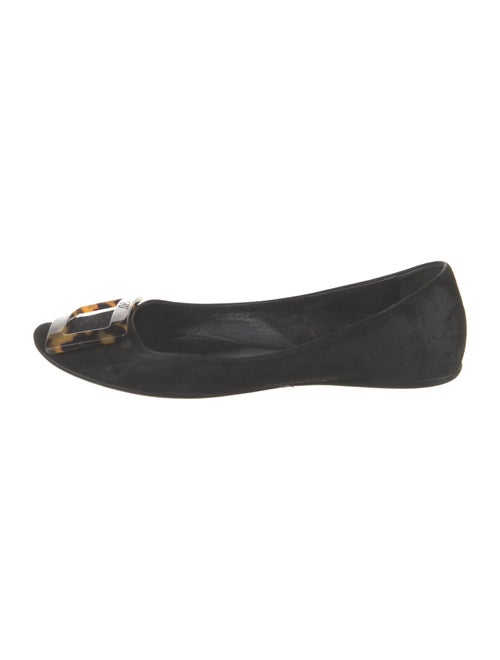 Roger Vivier Suede Ballet Flats