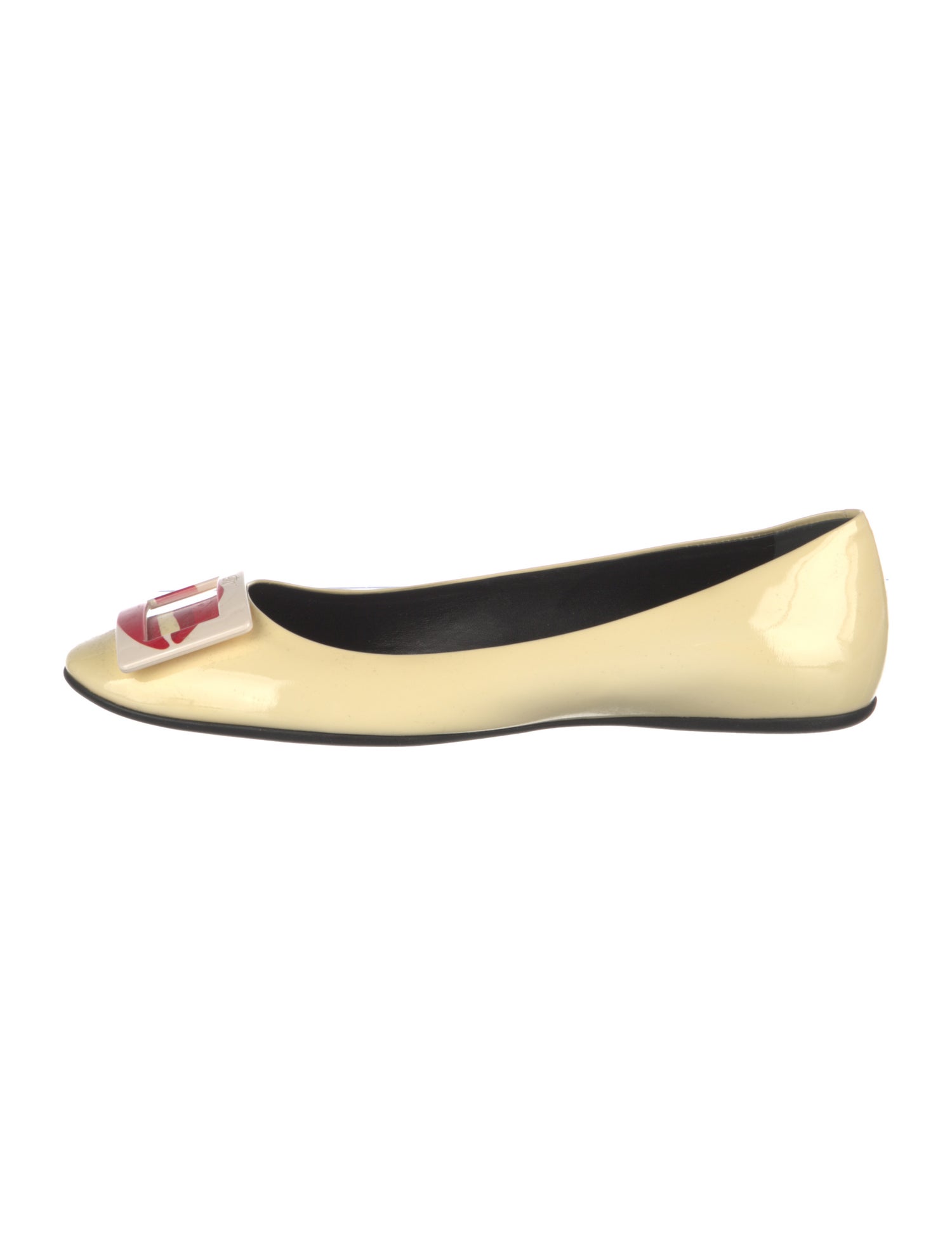 Roger Vivier Patent Leather Ballet Flats