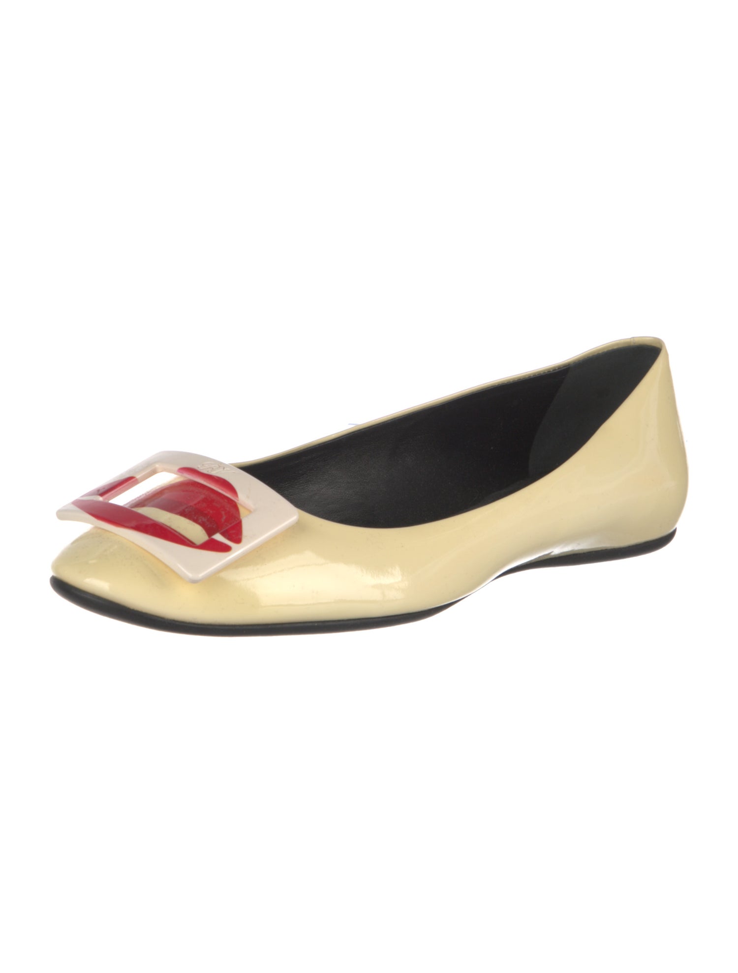 Roger Vivier Patent Leather Ballet Flats