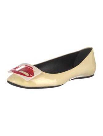 Roger Vivier Patent Leather Ballet Flats