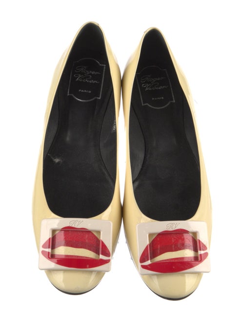 Roger Vivier Patent Leather Ballet Flats