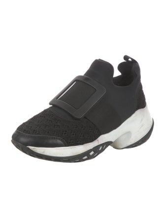 Roger Vivier Neoprene Mesh Accents Athletic Sneakers