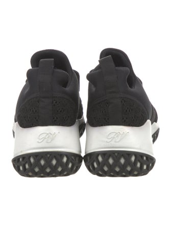 Roger Vivier Neoprene Mesh Accents Athletic Sneakers