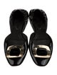 Roger Vivier Patent Leather D'Orsay Flats