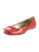 Roger Vivier Patent Leather Ballet Flats