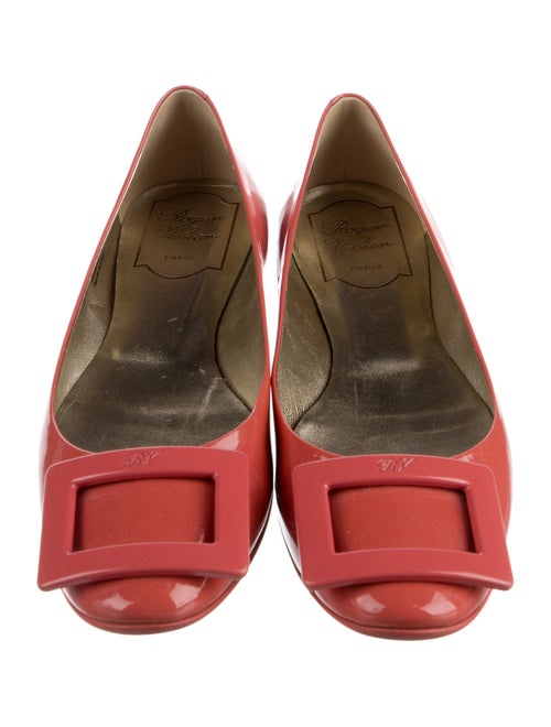 Roger Vivier Patent Leather Ballet Flats