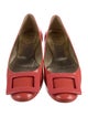 Roger Vivier Patent Leather Ballet Flats