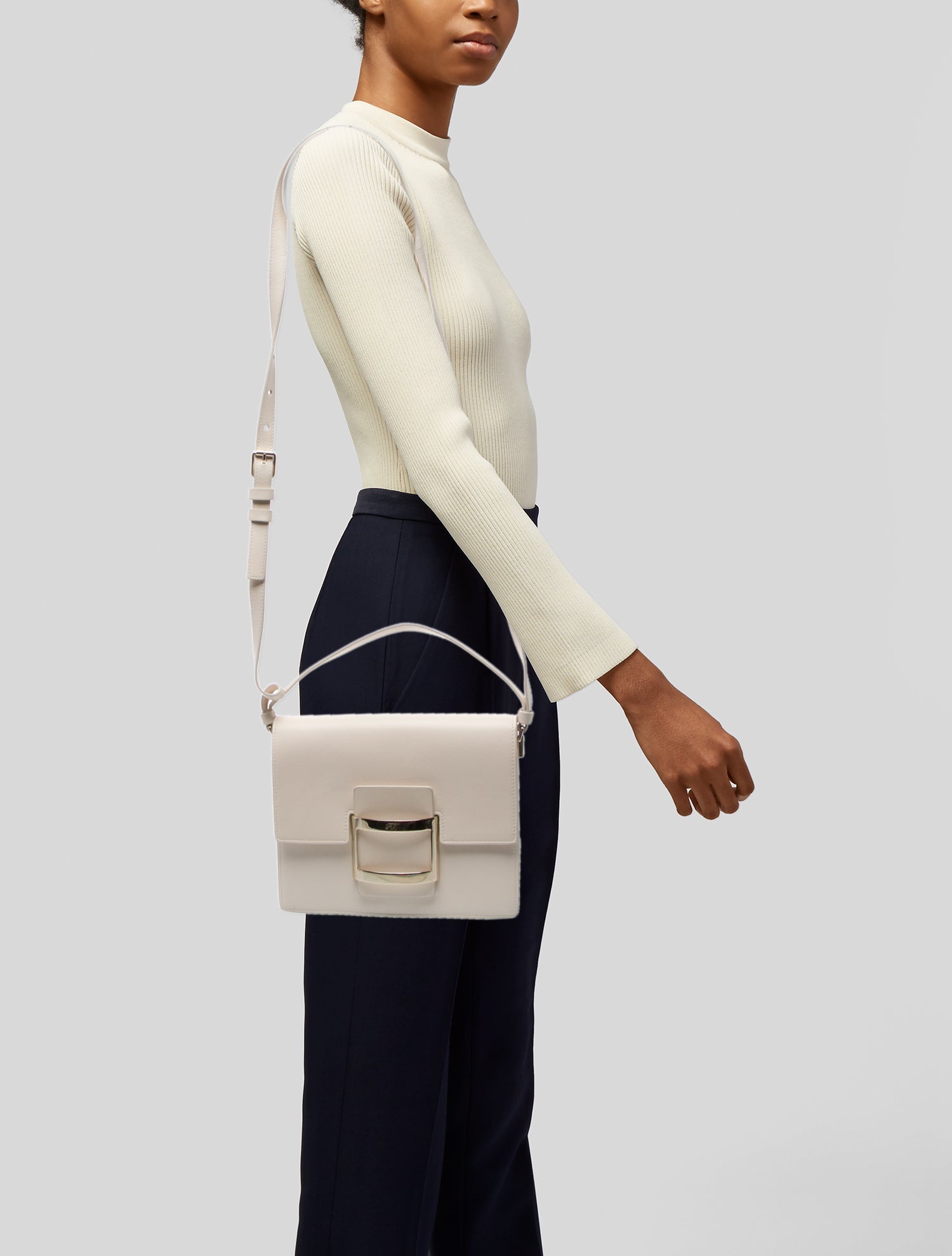 Roger Vivier Leather Shoulder Bag