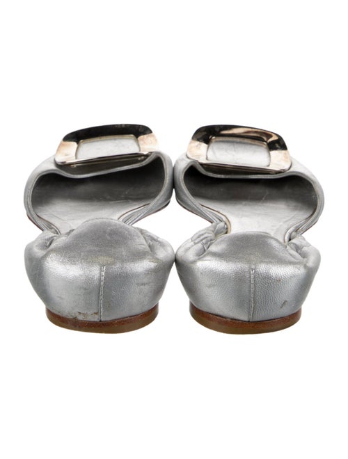 Roger Vivier Leather D'Orsay Flats