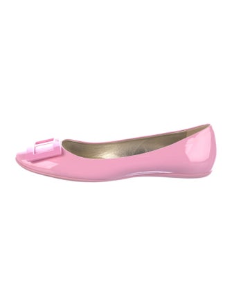 Roger Vivier Patent Leather Flats