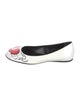 Roger Vivier Patent Leather Printed Ballet Flats