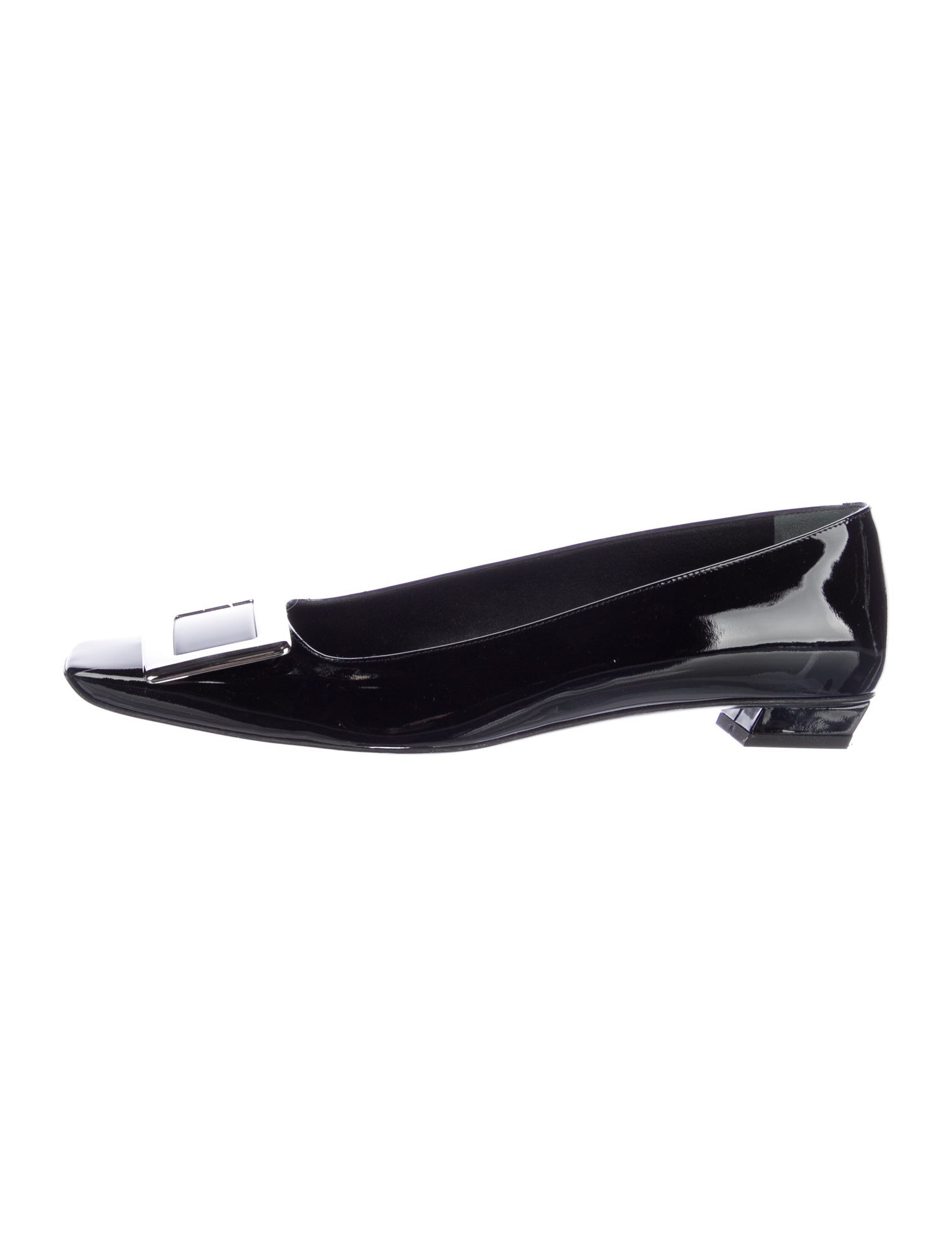 Roger Vivier Patent Leather Flats