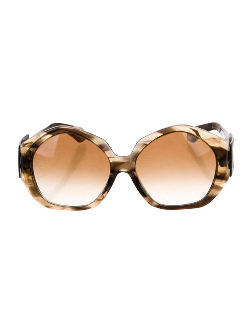 Roger Vivier Oversize Gradient Sunglasses
