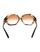 Roger Vivier Oversize Gradient Sunglasses