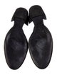 Roger Vivier Satin Crystal Embellishments D'Orsay Flats