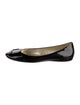 Roger Vivier Patent Leather Ballet Flats