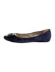 Roger Vivier Suede Ballet Flats
