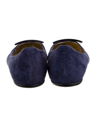Roger Vivier Suede Ballet Flats