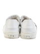 Roger Vivier Leather Crystal Embellishments Sneakers