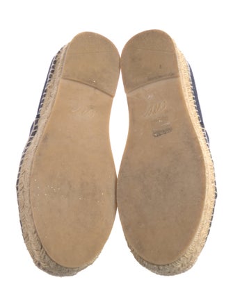 Roger Vivier Denim Printed Espadrilles
