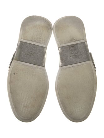 Roger Vivier Leather Colorblock Pattern Sneakers